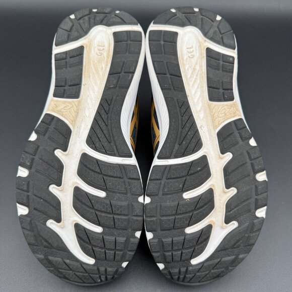 Asics Gel-Contend 7 Womens Running Shoes Breathable Lace-Up Size 8.5 Blue Gold - Picture 6 of 9